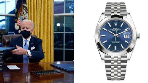 President Joe Biden Wore a Rolex Datejust Watch to .